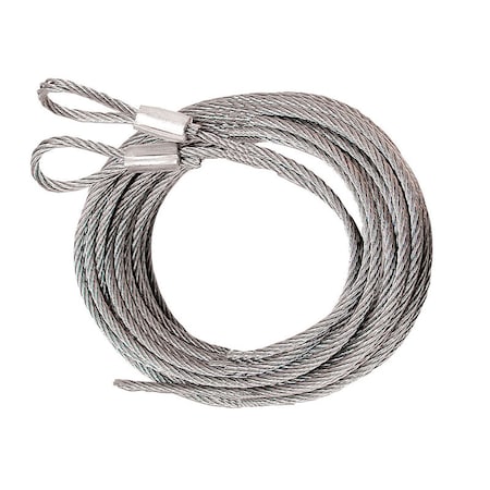 Prime-Line Prime-Line 12 ft. L X 3/32 in. D Carbon Steel Extension Cables GD52101